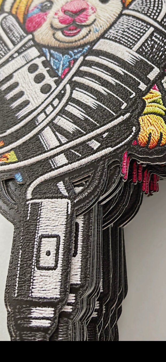 Detailed 3D DTF transfer texture